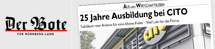 25 Jahre Ausbildung bei CITO