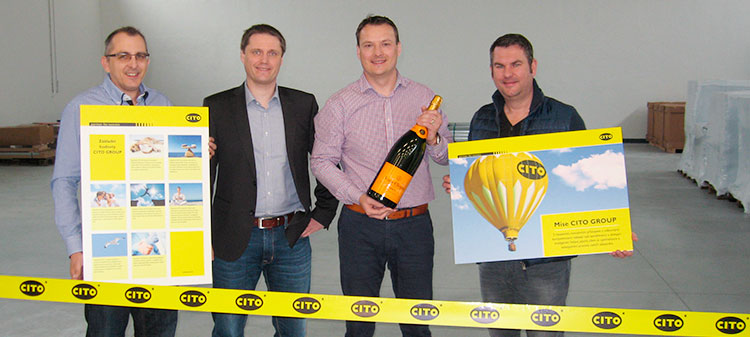 Congratulations on new warehouse at CITO CZ s.r.o.
